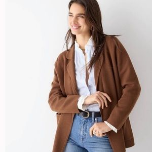 J.Crew Brown Cardigan with pockets - Size L